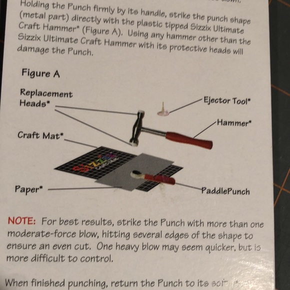 4. Sizzix paddle Punch Positionable Hand Punch die - Picture 10 of 15
